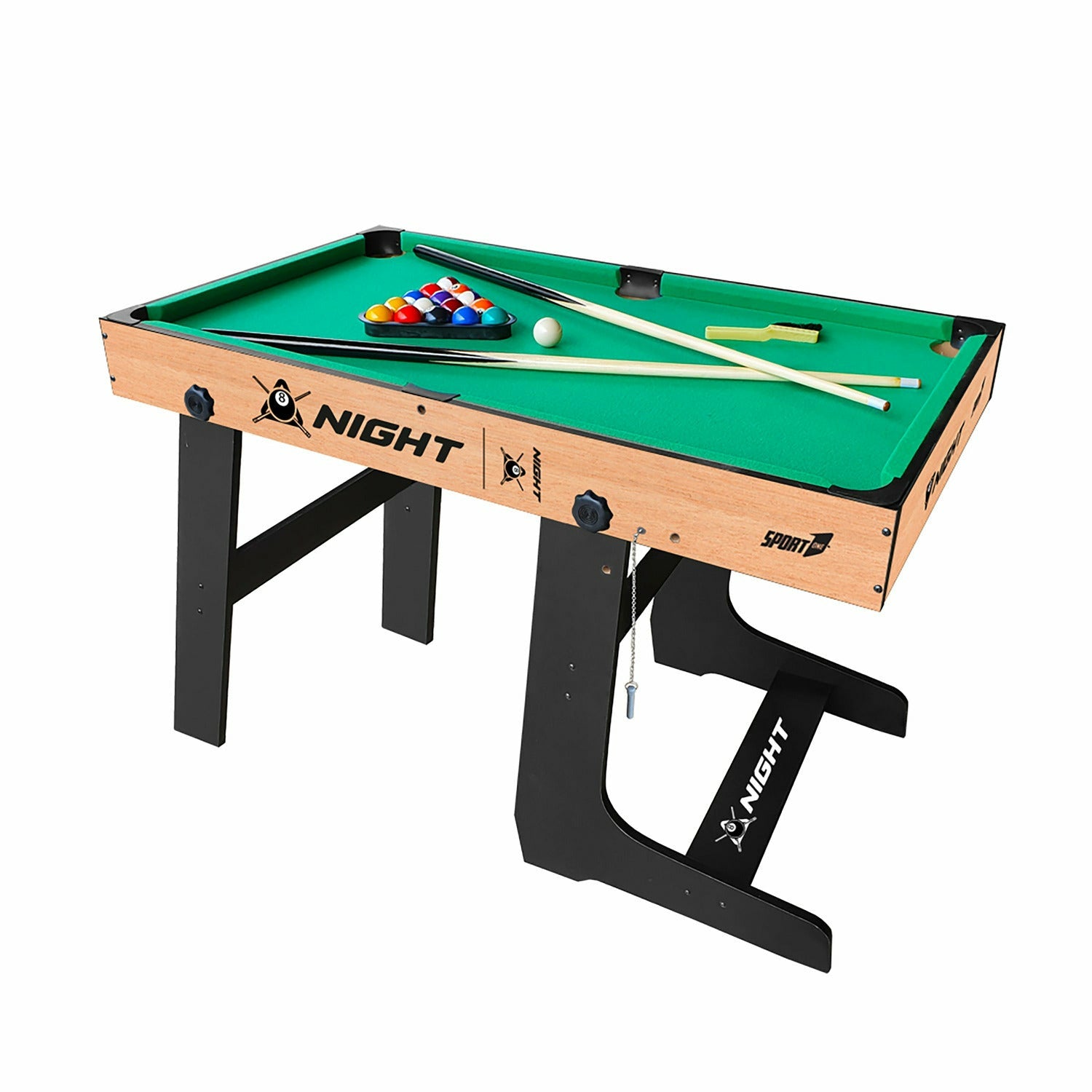 MANDELLI - Biliardo salvaspazio Night richiudibile verticalmente - 122x61cm