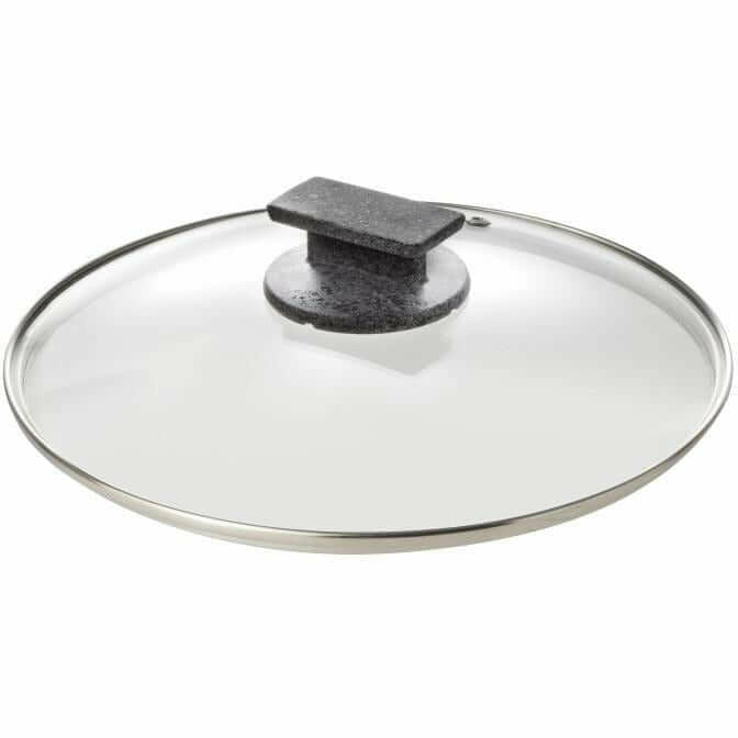ACCADEMIA MUGNANO - Padella antiaderente con coperchio in vetro Regina di pietra Induction - diametro 28 cm
