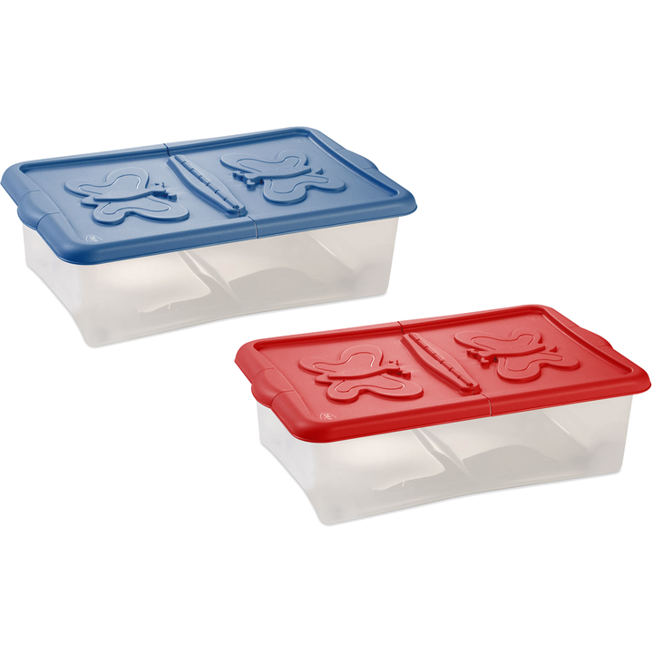 DEA HOME - Contenitore multiuso sottoletto Lebo - h18x60x40 cm