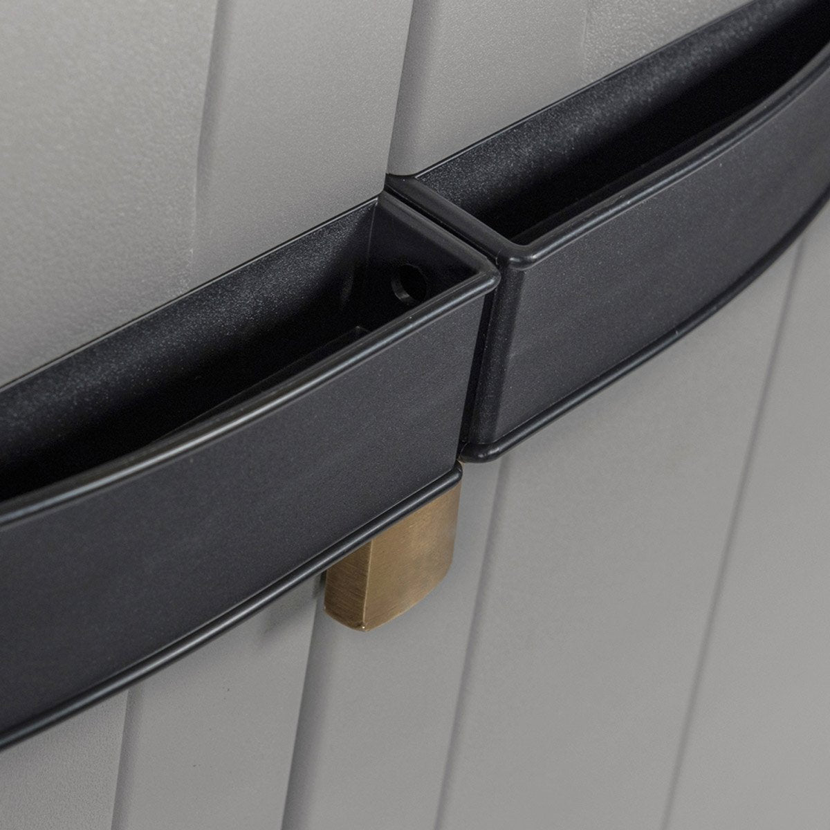 TOOMAX - Armadio portascope a 2 ante grigio tortora e nero Bios Midi - h165x65x37 cm