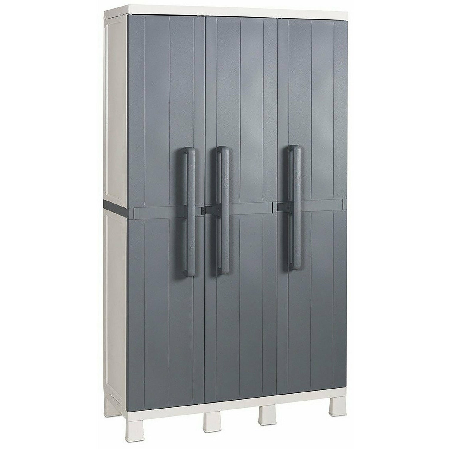 TOOMAX - Armadio 3 ante grigio Anniversary Midi - h173x97x37 cm