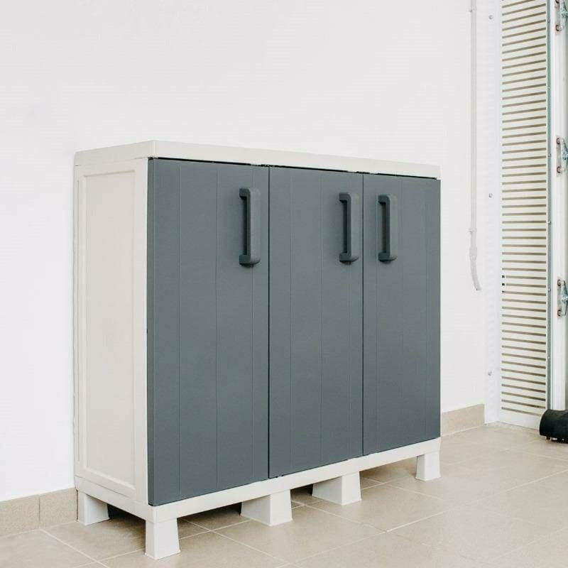 TOOMAX - Armadio Basso Anniversary Midi 3 ante - h93x97x37 cm