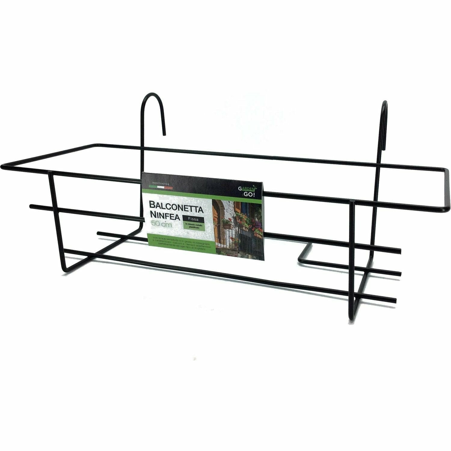 GARDEN&GO - Balconetta fissa Ninfea da ringhiera 50 cm