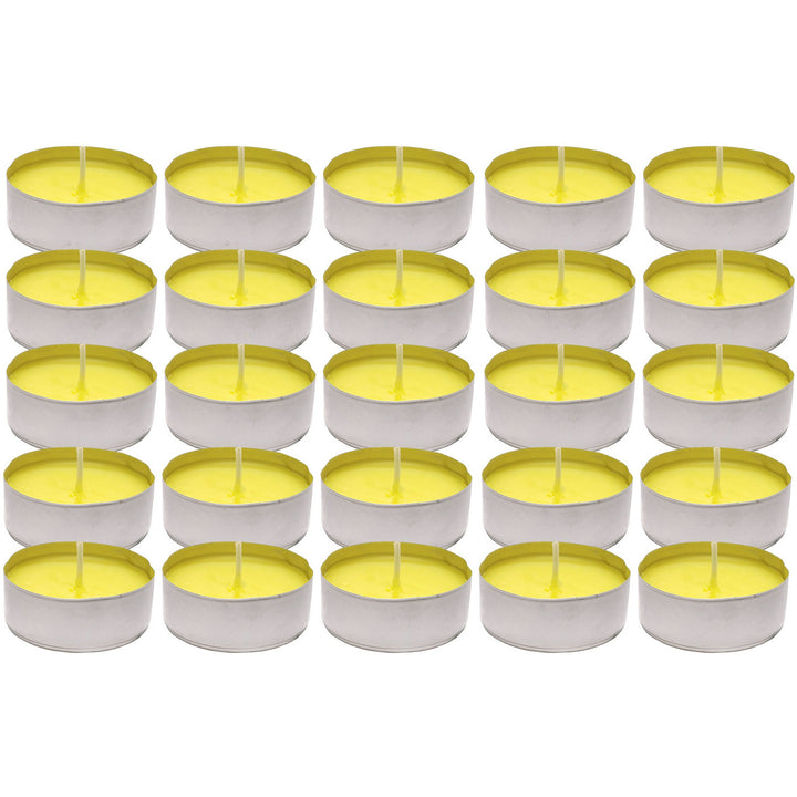 CITRONÈ - Citronella T-light in alluminio diametro 3,6 cm - set 25 pezzi