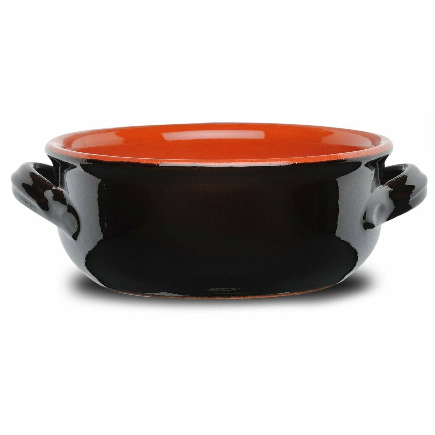 TERRECOTTE LOTTI - Tegame Alto con 2 Manici in Terracotta Linea Valdelsa 30 cm