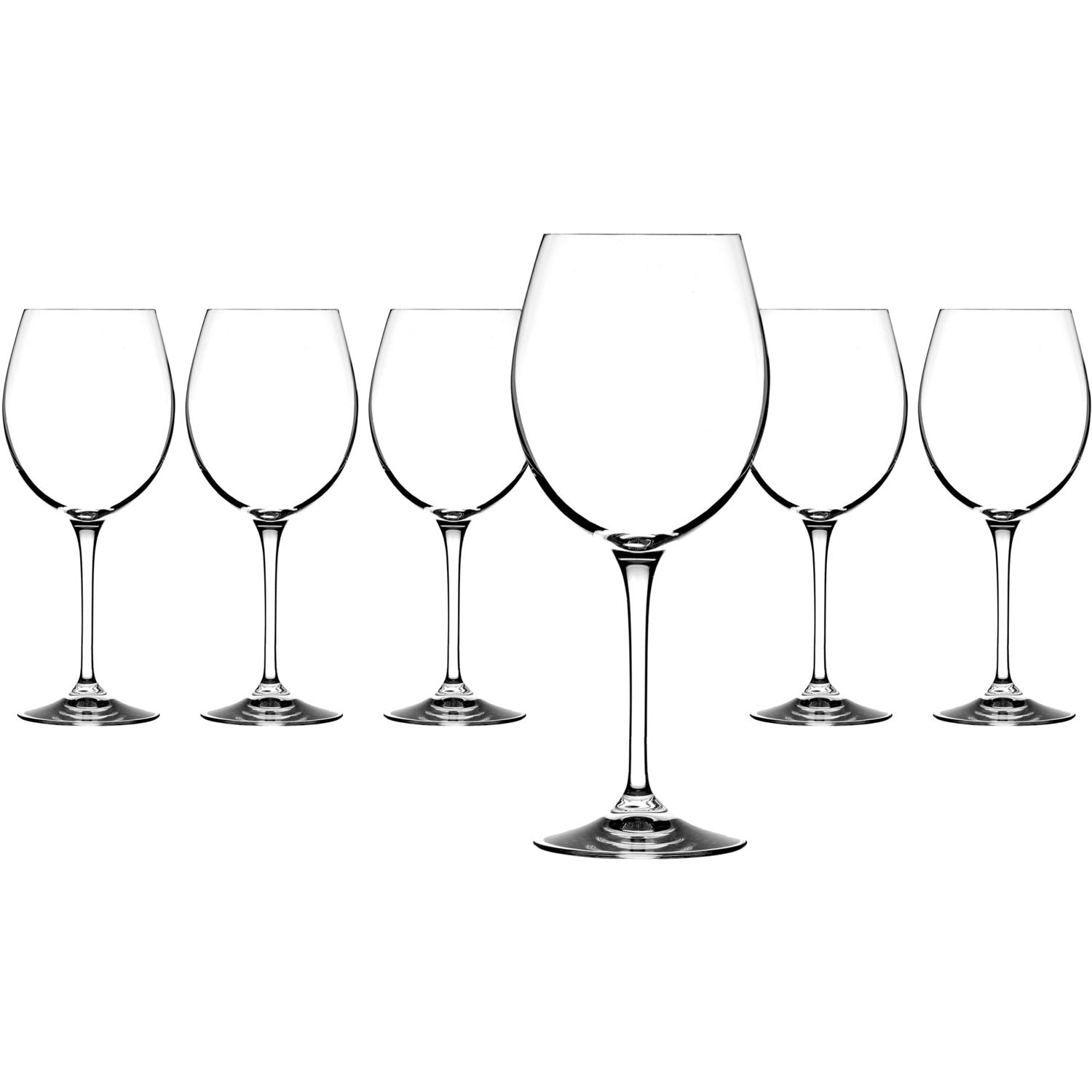 RCR CRISTALLERIA ITALIANA - Calici Invino in vetro 65 cl - set 6 pezzi