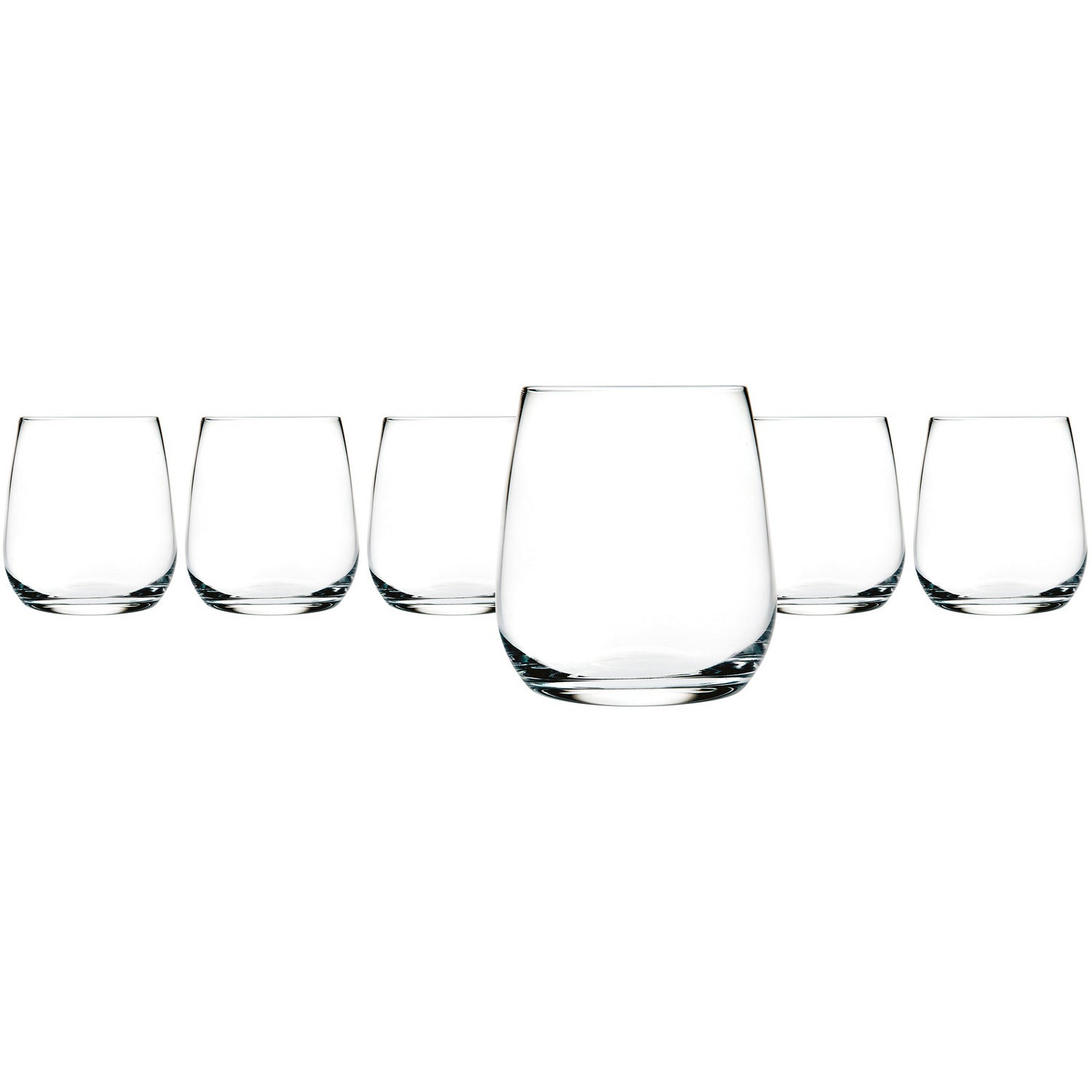 RCR CRISTALLERIA ITALIANA - Bicchieri Invino in vetro 37 cl - set 6 pezzi