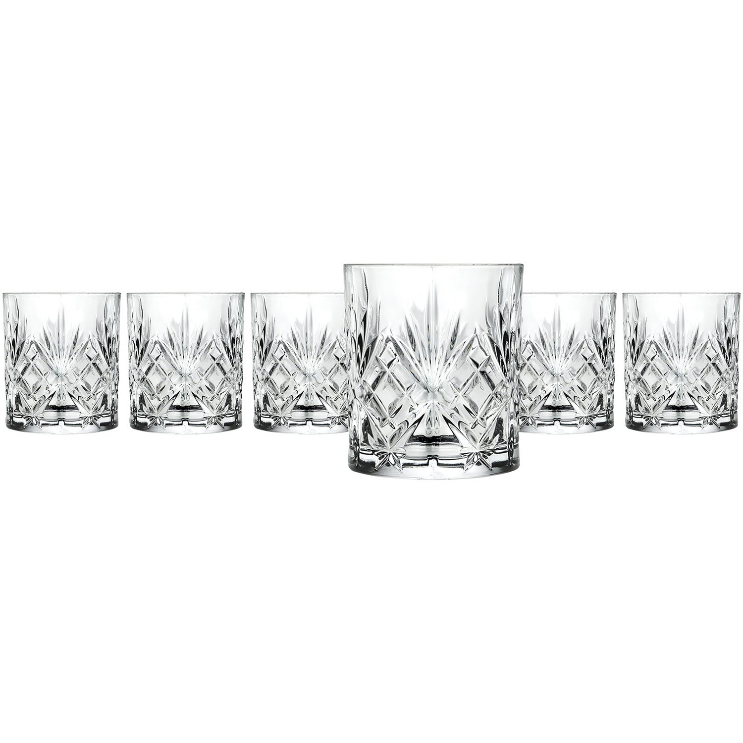 RCR CRISTALLERIA ITALIANA - Bicchieri Dof Melodia in vetro 31 cl - set 6 pezzi