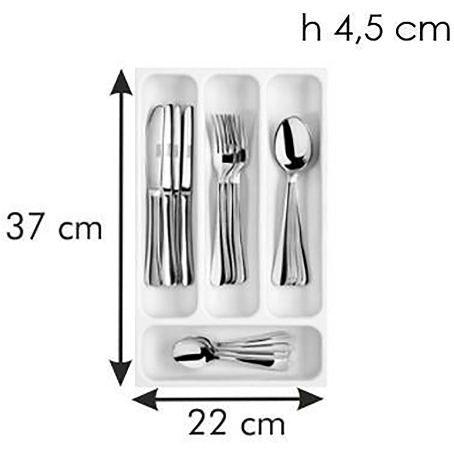 TESCOMA - Porta posate da cassetto Linea FlexiSPACE 37x22,2 cm