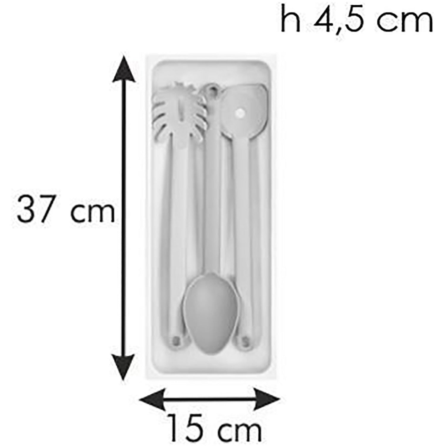 TESCOMA - Porta utensili da cassetto Linea FlexiSPACE 37x14,8 cm