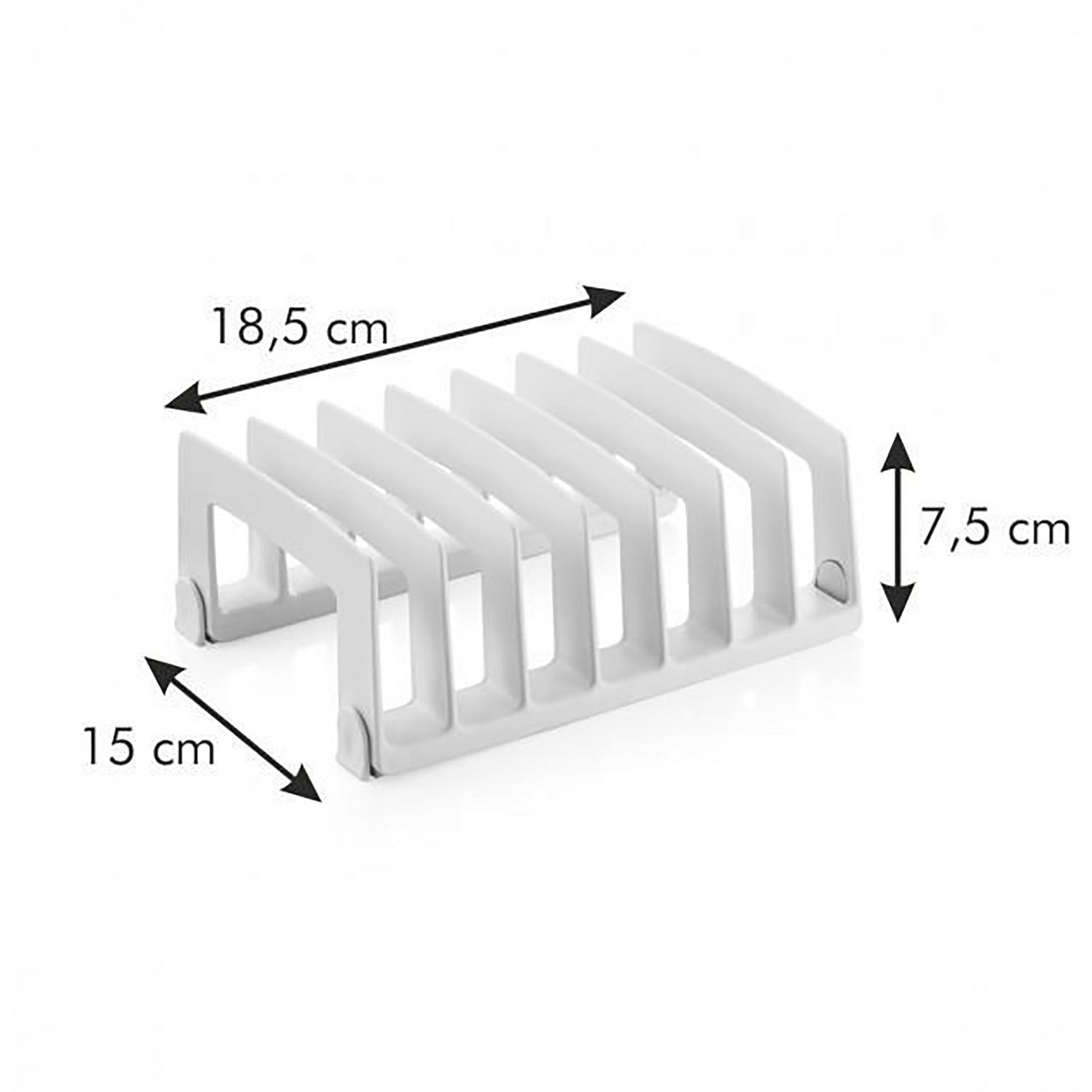 TESCOMA - Porta coperchi Linea FlexiSPACE 18,5x15 cm