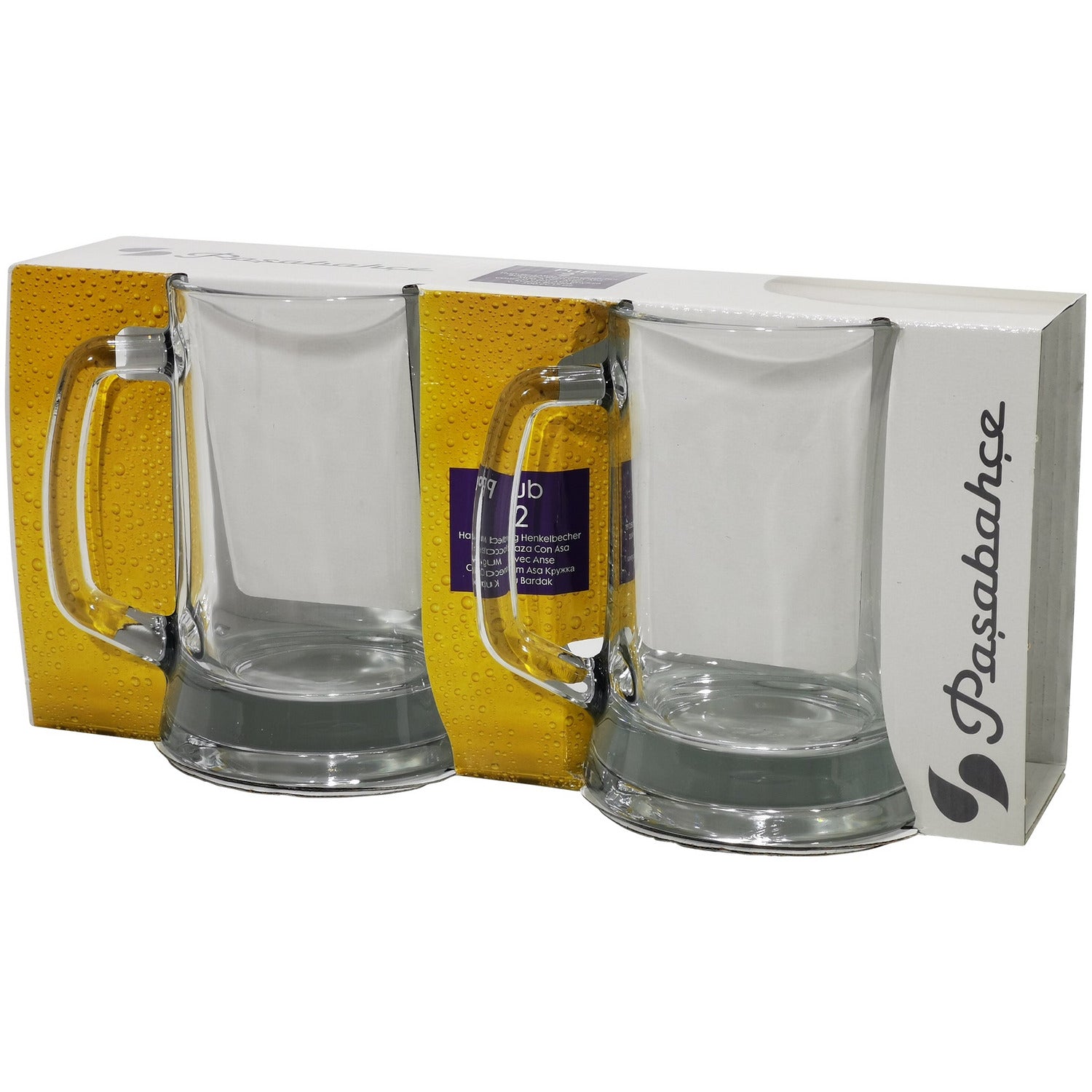 PASABAHCE - Boccale Birra in vetro 50 cl - set 2 pezzi