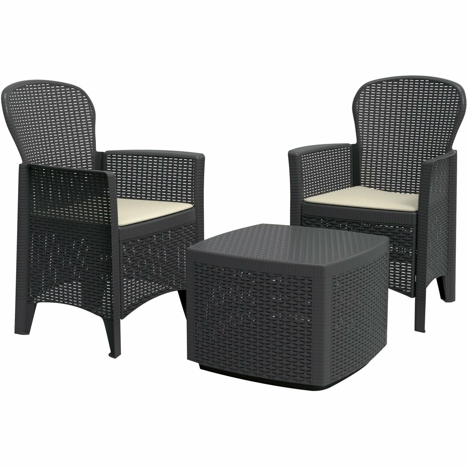 PROGARDEN - Set da giardino Tree Antracite Linea Rattan