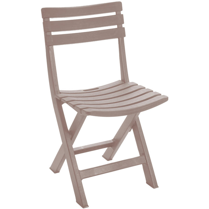 PROGARDEN - Sedia pieghevole Komodo da esterno marrone - h78x44x41cm