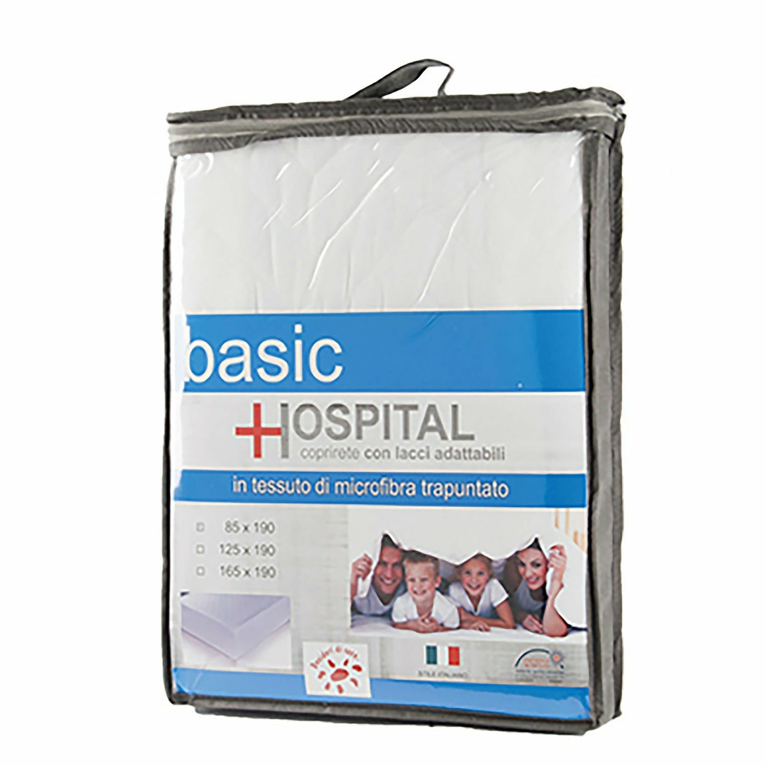 FRATELLI ZAMBETTI - Coprirete con elastici trapuntato 2 piazze - 165x190 cm