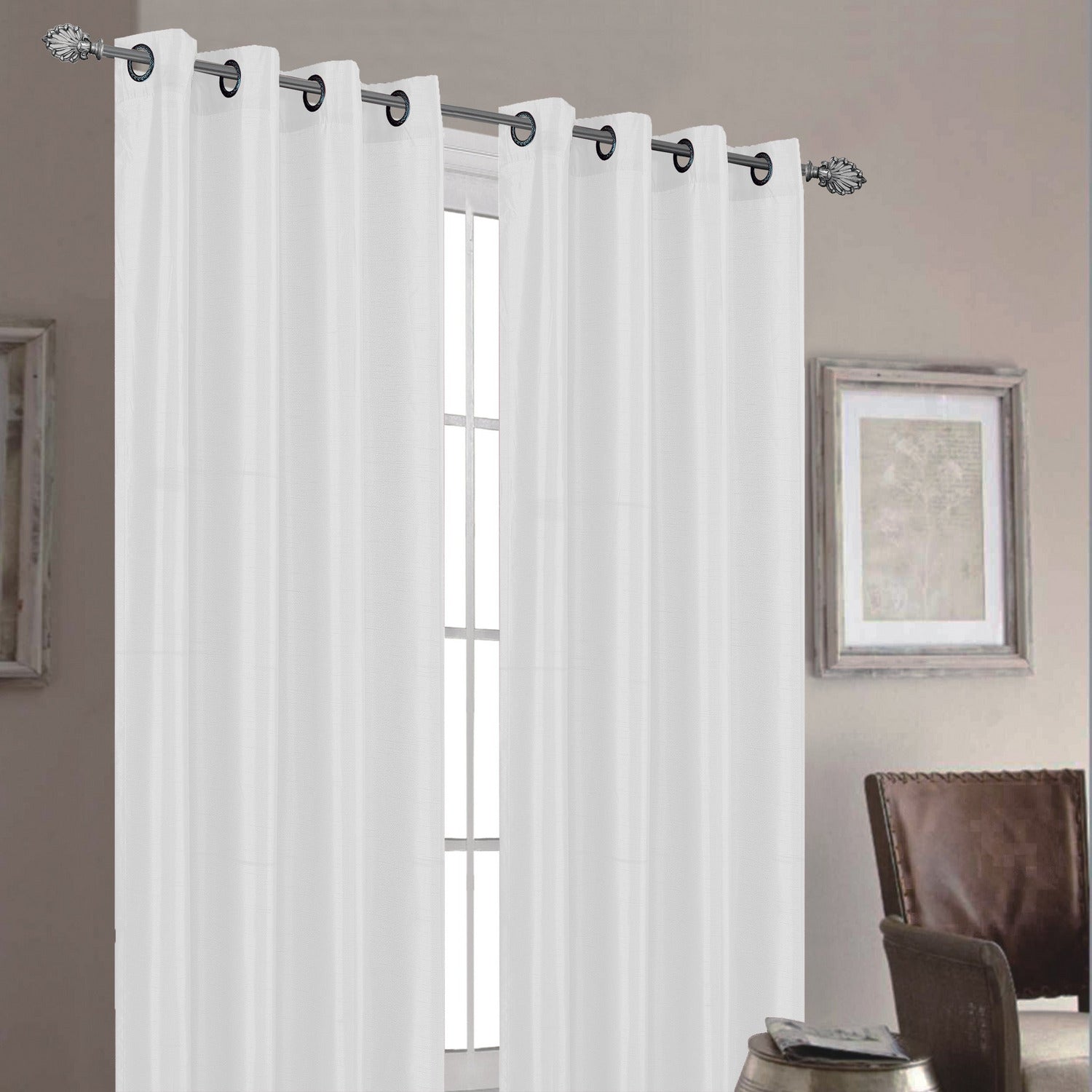 FRATELLI ZAMBETTI - Tenda Tussah Bianco 140x280 cm