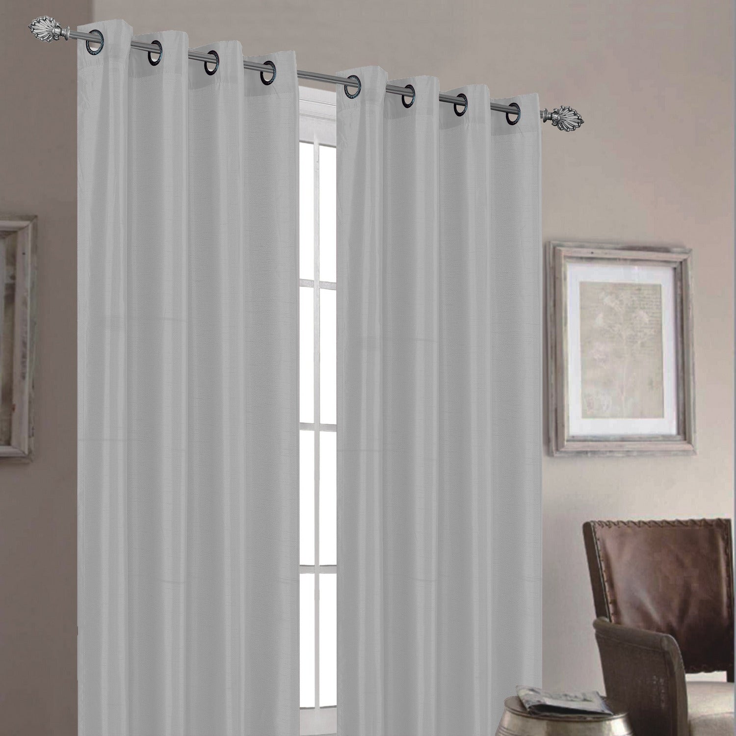 FRATELLI ZAMBETTI - Tenda Tussah Grigio 140x280 cm