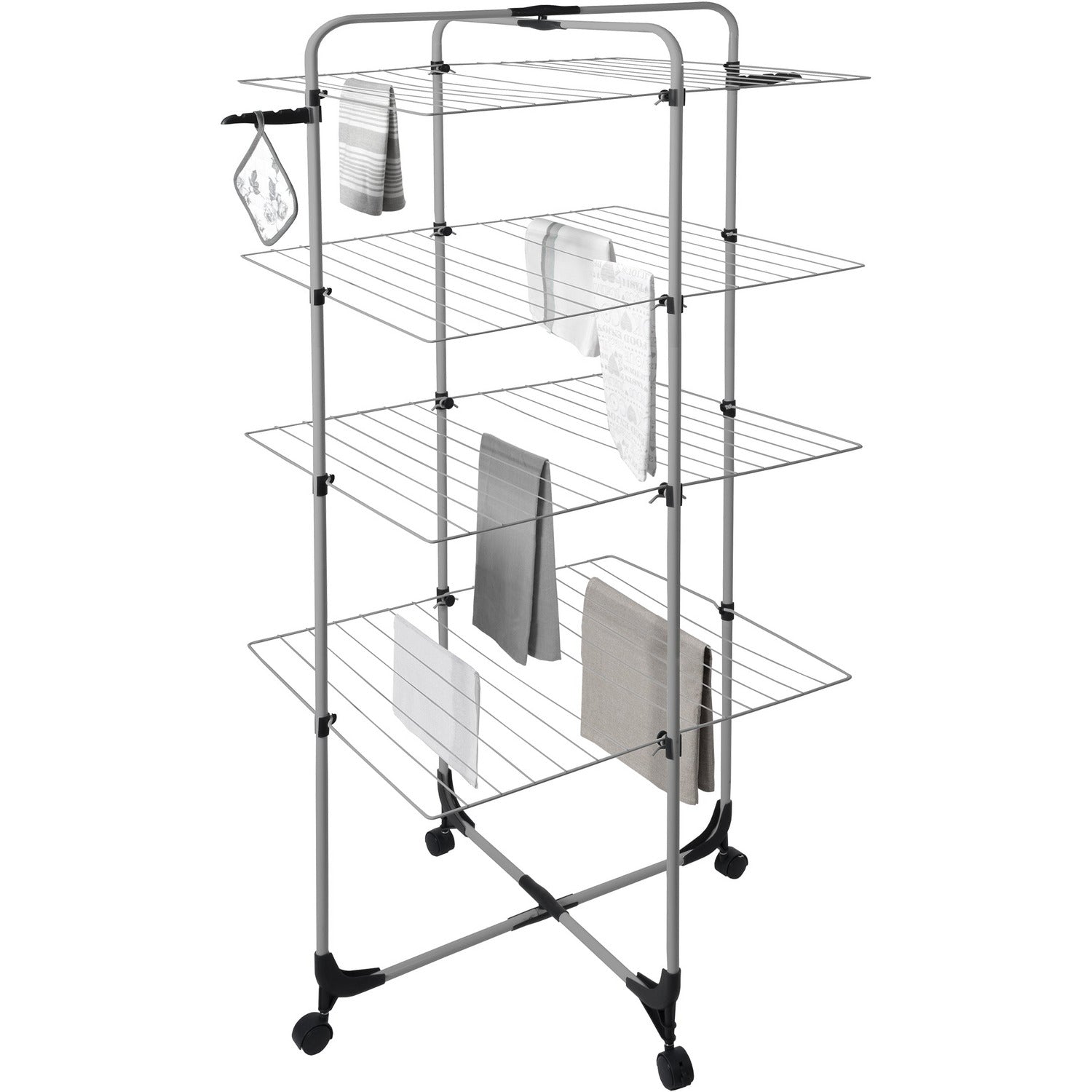 VESTIAMO CASA - Stendibiancheria verticale 4 livelli Asso4 - 40 metri di stenditura