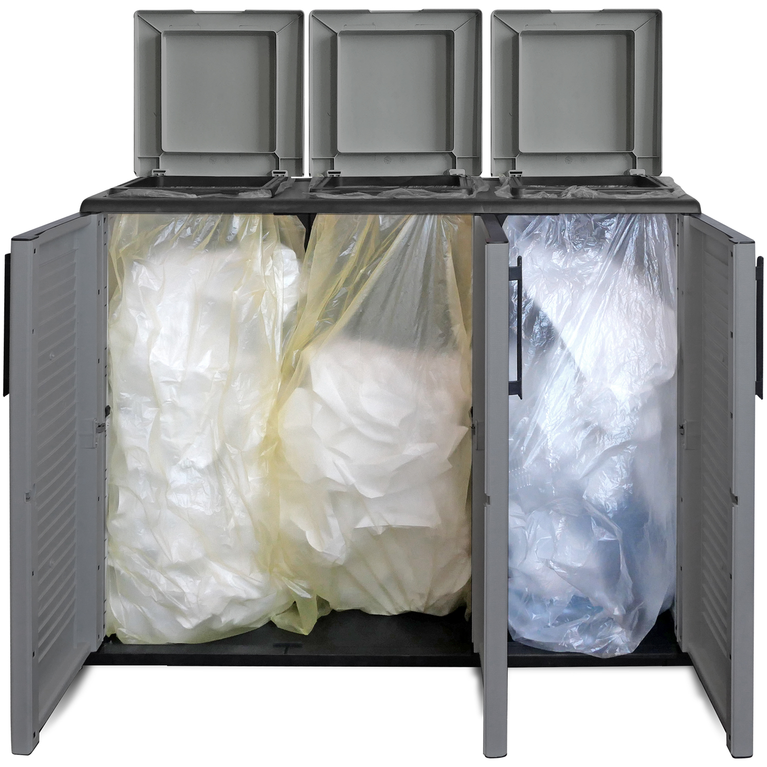 ARTPLAST - Armadio in polipropilene per raccolta differenziata Linea Easy Eco - h84x102x37 cm