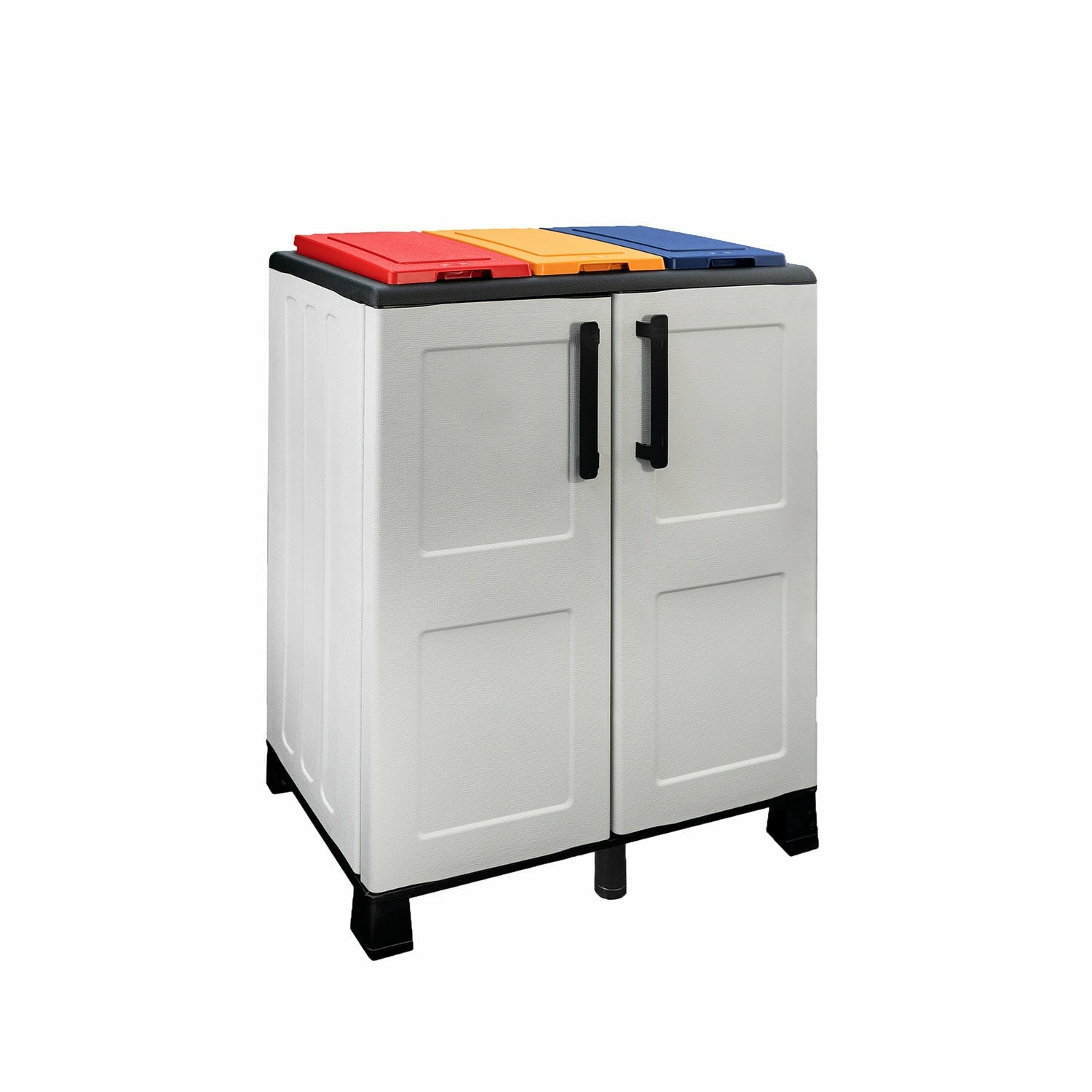 ARTPLAST - Armadio in polipropilene per raccolta differenziata Linea Idea Eco - h90x68x37 cm