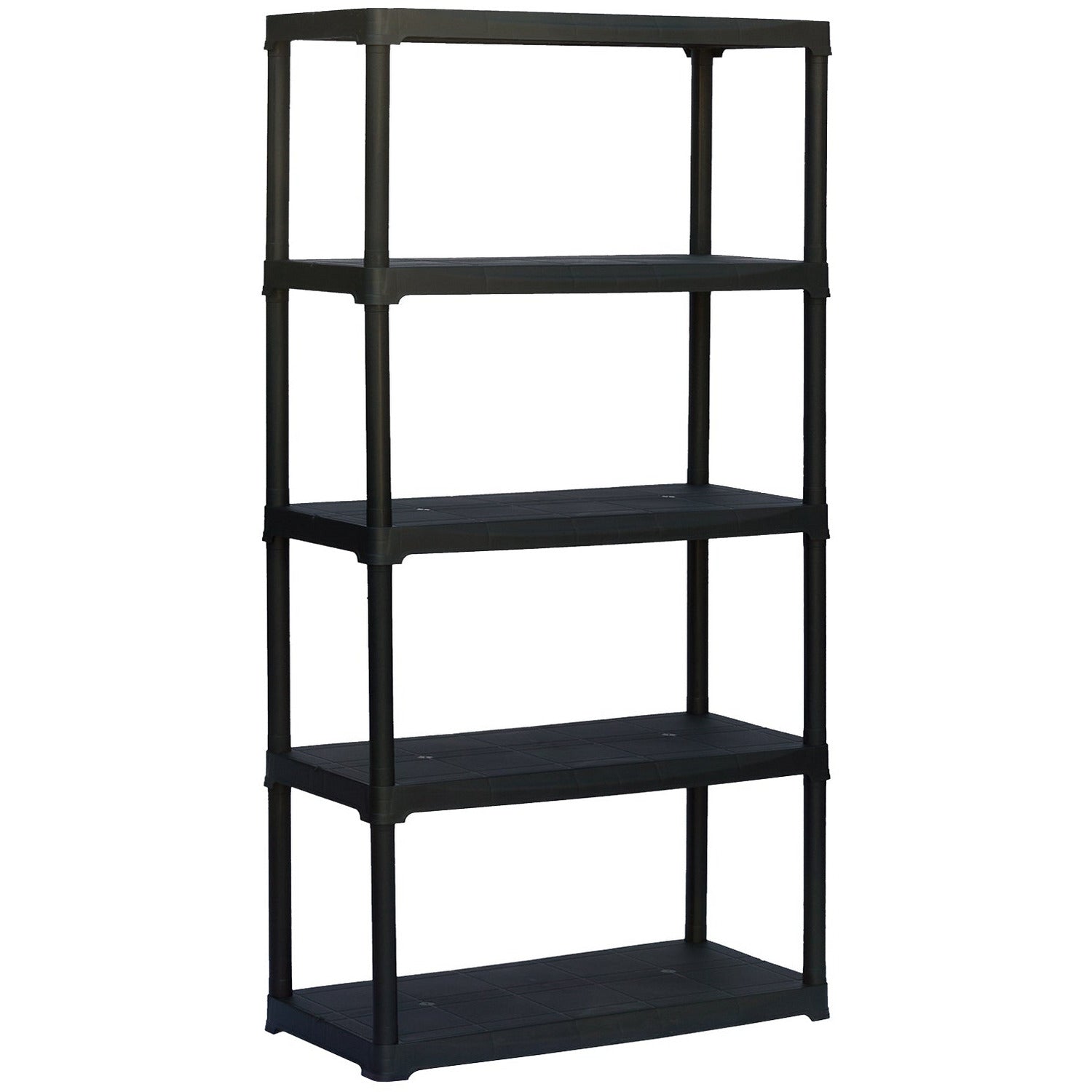 ARTPLAST - Scaffale a 5 ripiani Nero Linea Tempo - h176x90x40 cm