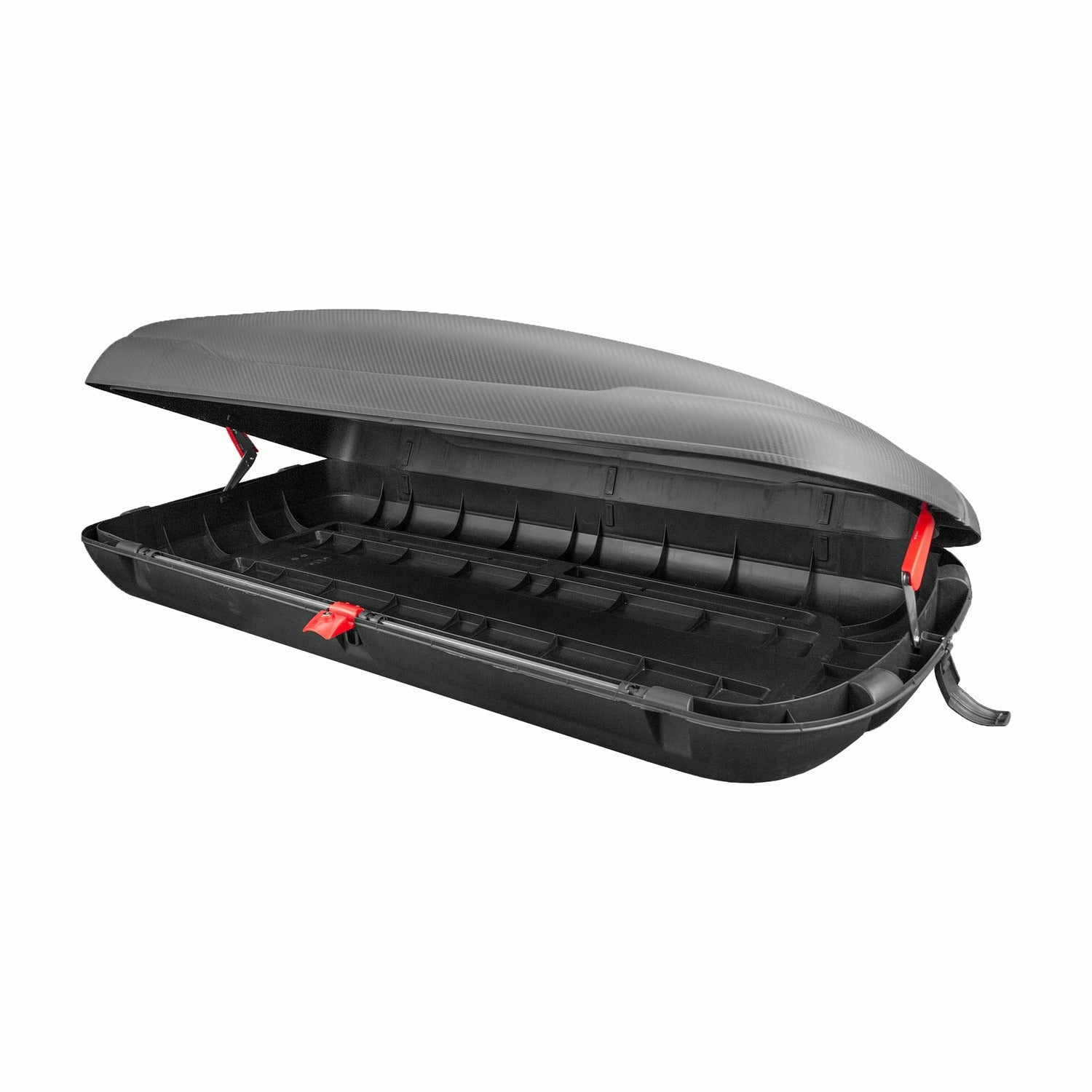 ARTPLAST - Baule tetto auto in polipropilene Linea Carbon - h37,5x169x79 cm