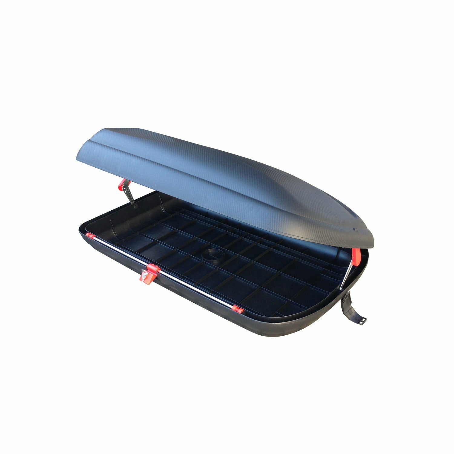 ARTPLAST - Baule tetto auto in polipropilene Linea Carbon - 132x77,8cm