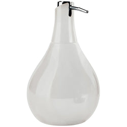 GEDY - Dispenser sapone Azalea Bianco - h17 x diametro 10,2 cm