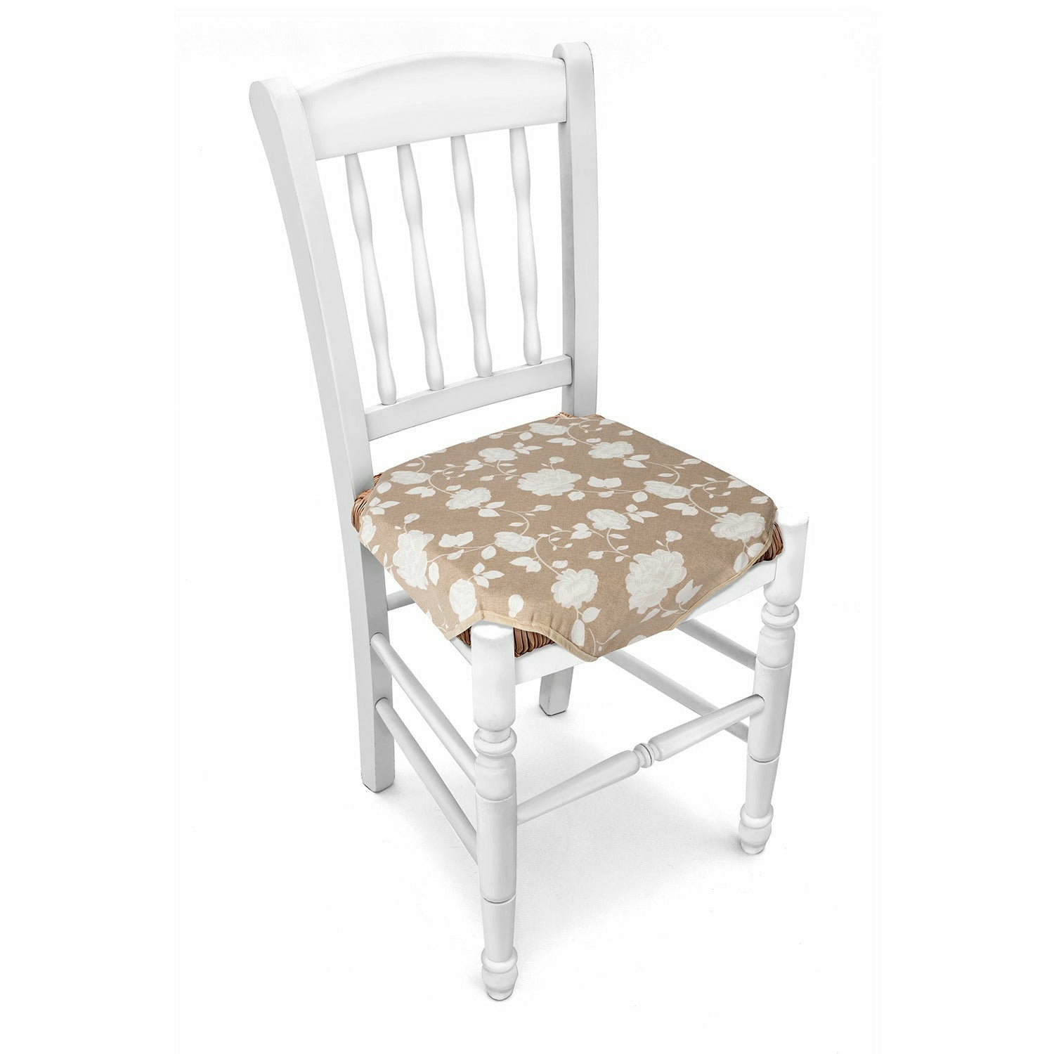 VESTIAMO CASA - Cuscini Coprisedia Vesto Beige con Lacci 38x38 cm - set 6 pezzi