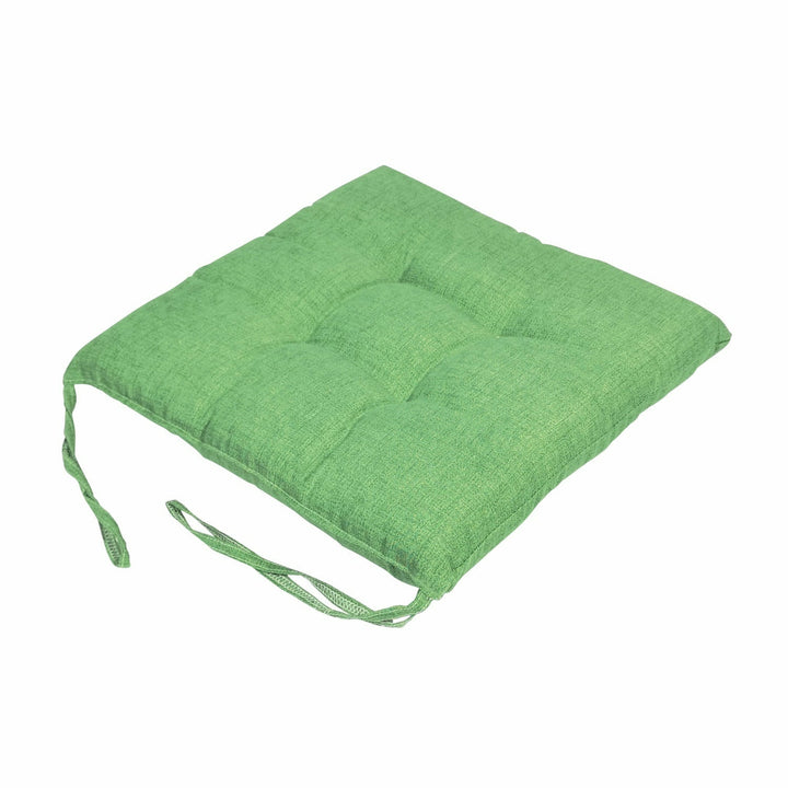 VESTIAMO CASA - Cuscino per sedia tinta unita Verde 40x40 cm