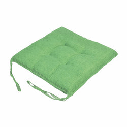 VESTIAMO CASA - Cuscino per sedia tinta unita colore verde - 40x40 cm