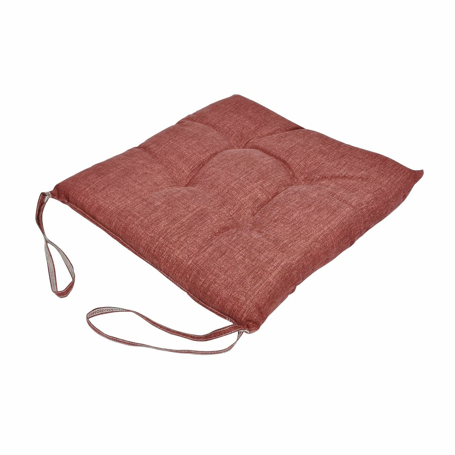 VESTIAMO CASA - Cuscino per sedia tinta unita Rosso 40x40 cm