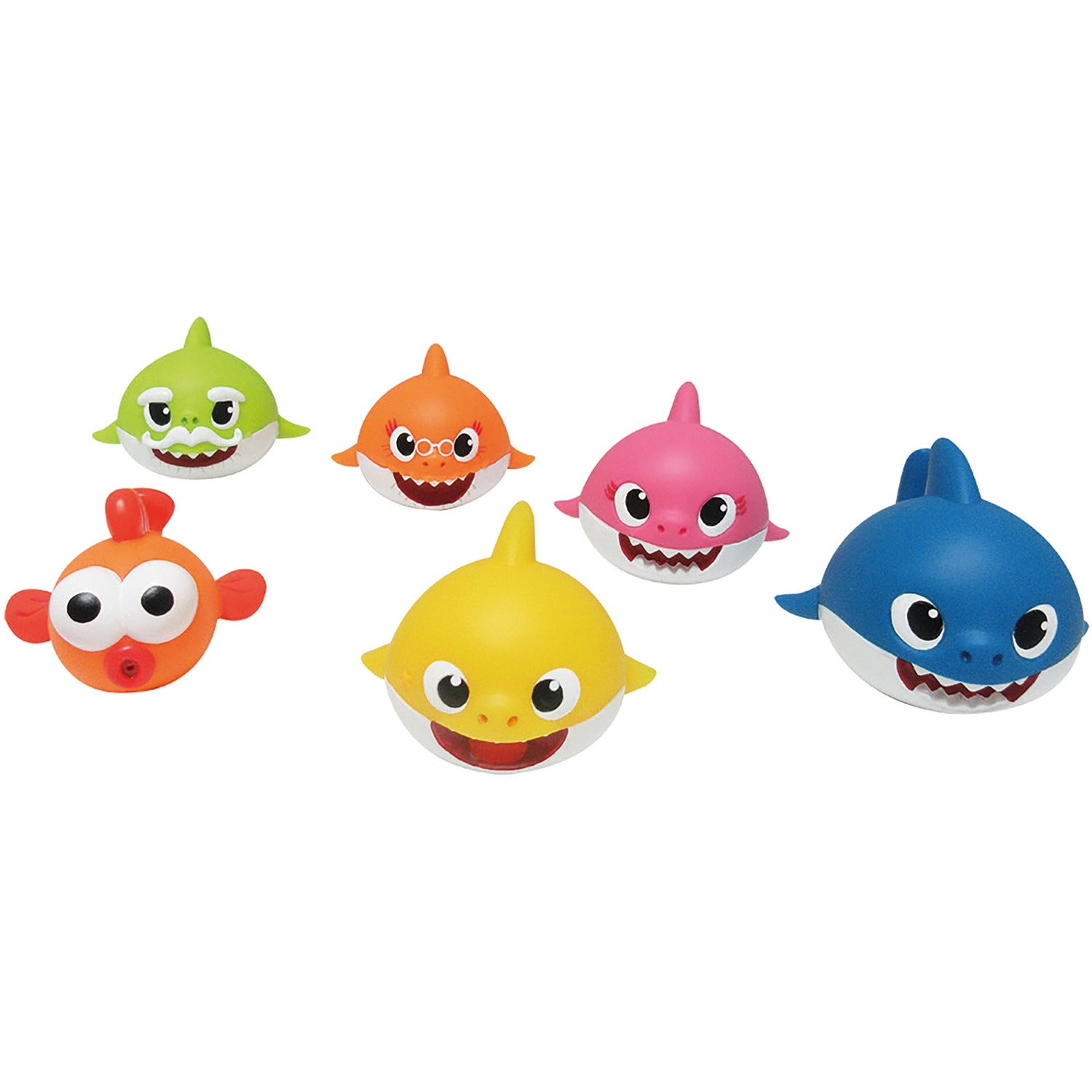 ODS - Squaletti Bagnetto Baby Shark PVC Morbido set 6 Pezzi