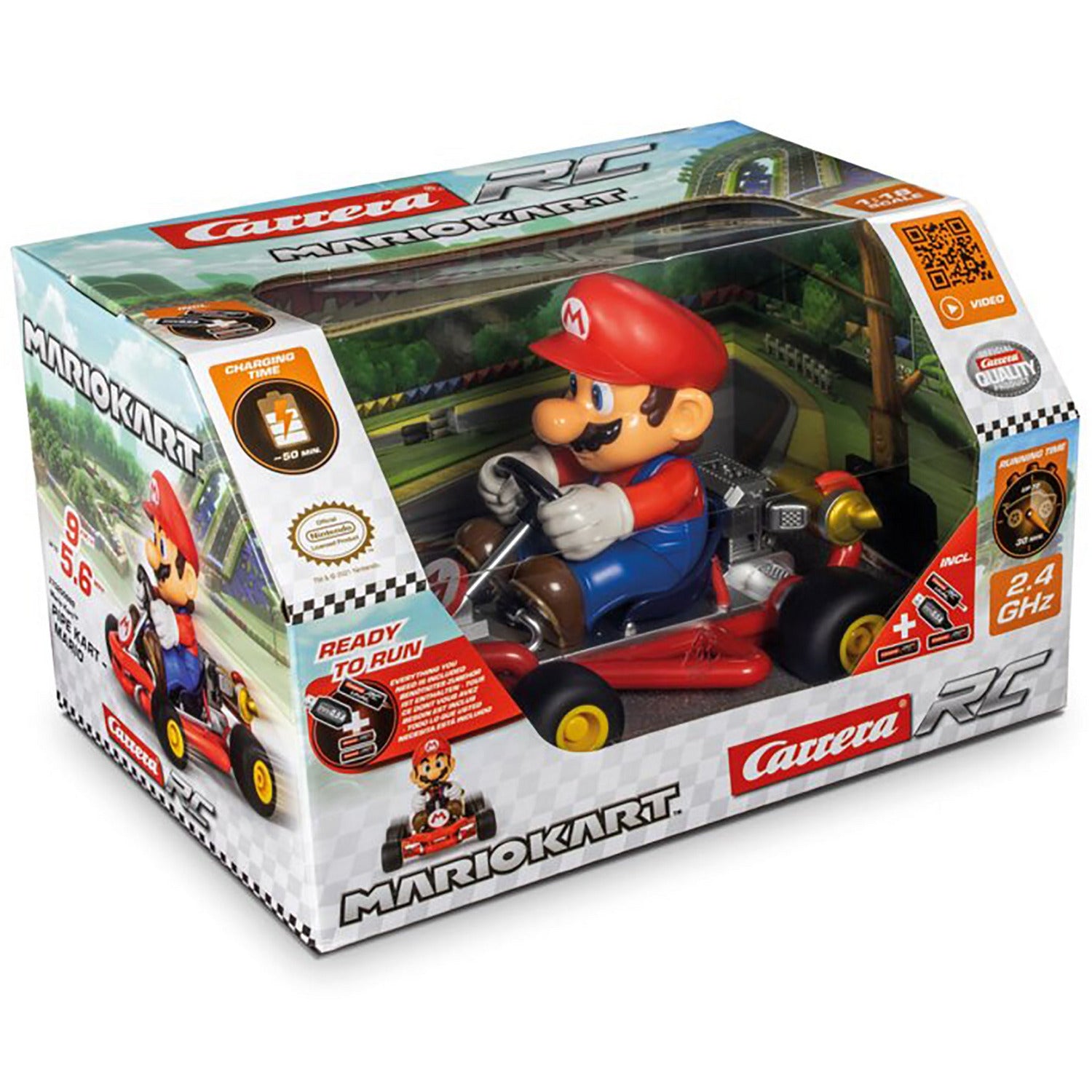 CARRERA - Mario Kart radiocomandato Pipe Kart 2,4GHz