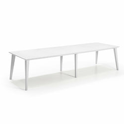 KETER - Tavolo da giardino bianco Lima 320 - h74x313x98 cm