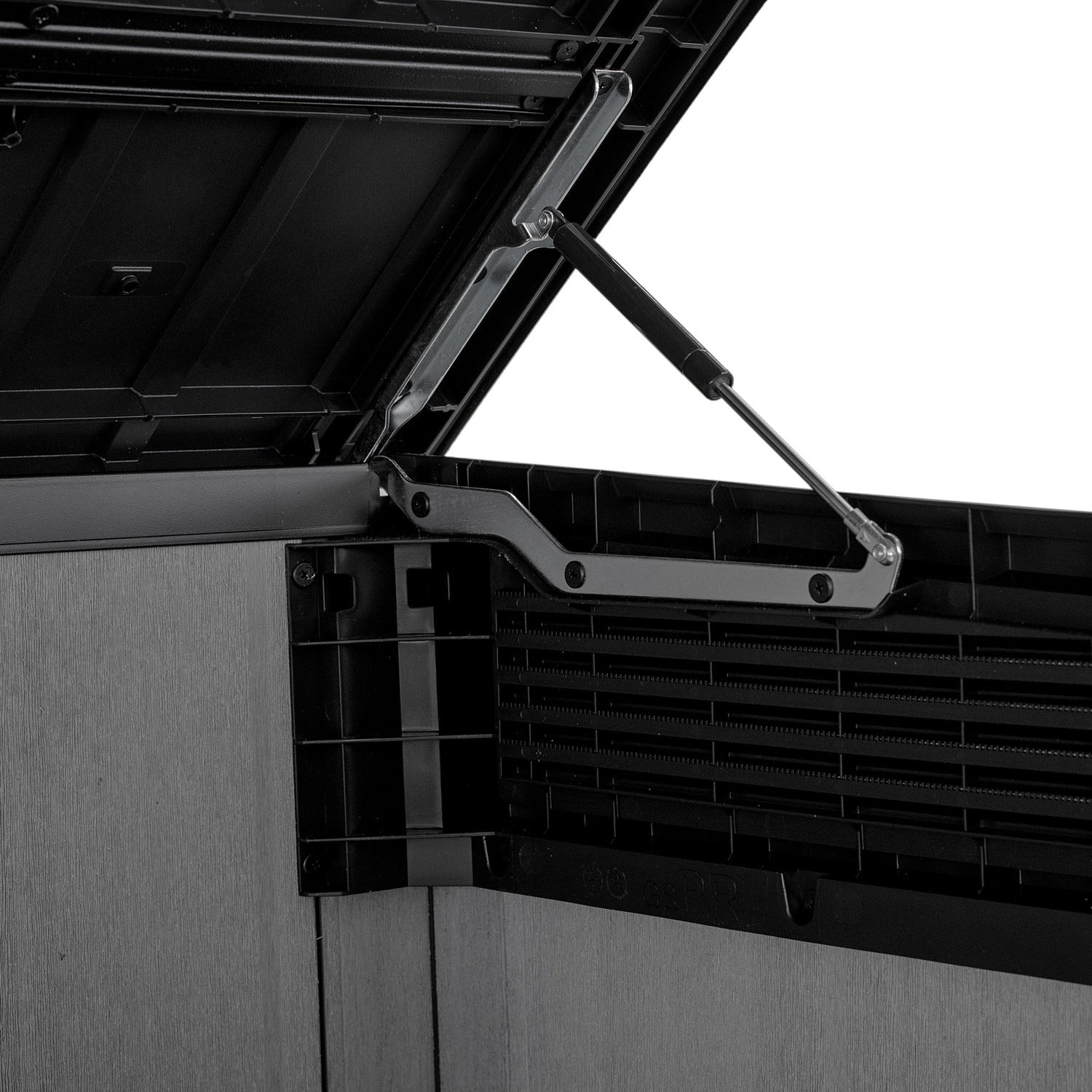 KETER - Armadio Box attrezzi da giardino grigio Grande Store - h132,5x190,5x109 cm