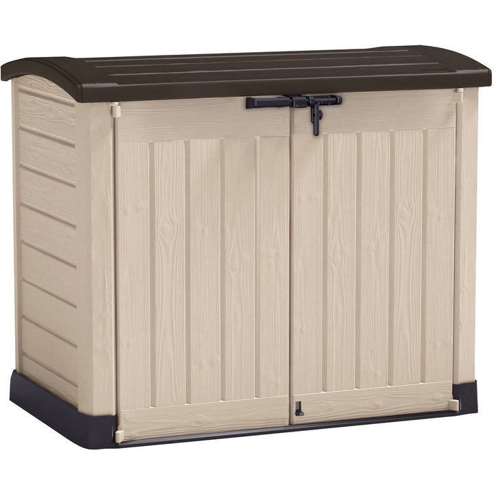 KETER - Armadio Box Attrezzi da giardino beige Store It Out Arc 1200L - h120x146x82 cm