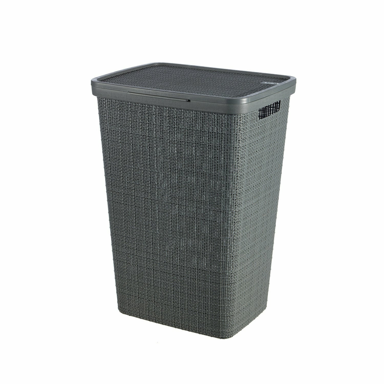 CURVER - Portabiancheria Jute Antracite 58 litri - h60x34x43 cm