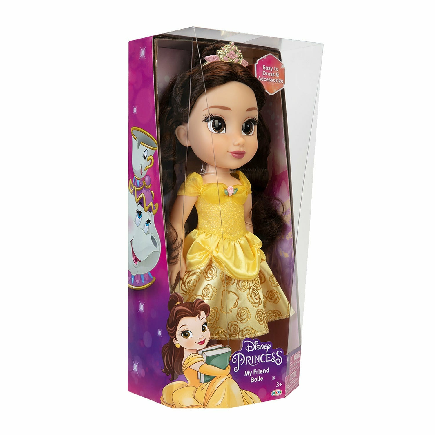 JAKKS - Disney Princess Bambola Belle h38 cm