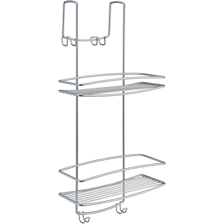 METALTEX - Supporto doccia a sella color argento h58cm - Linea Onda