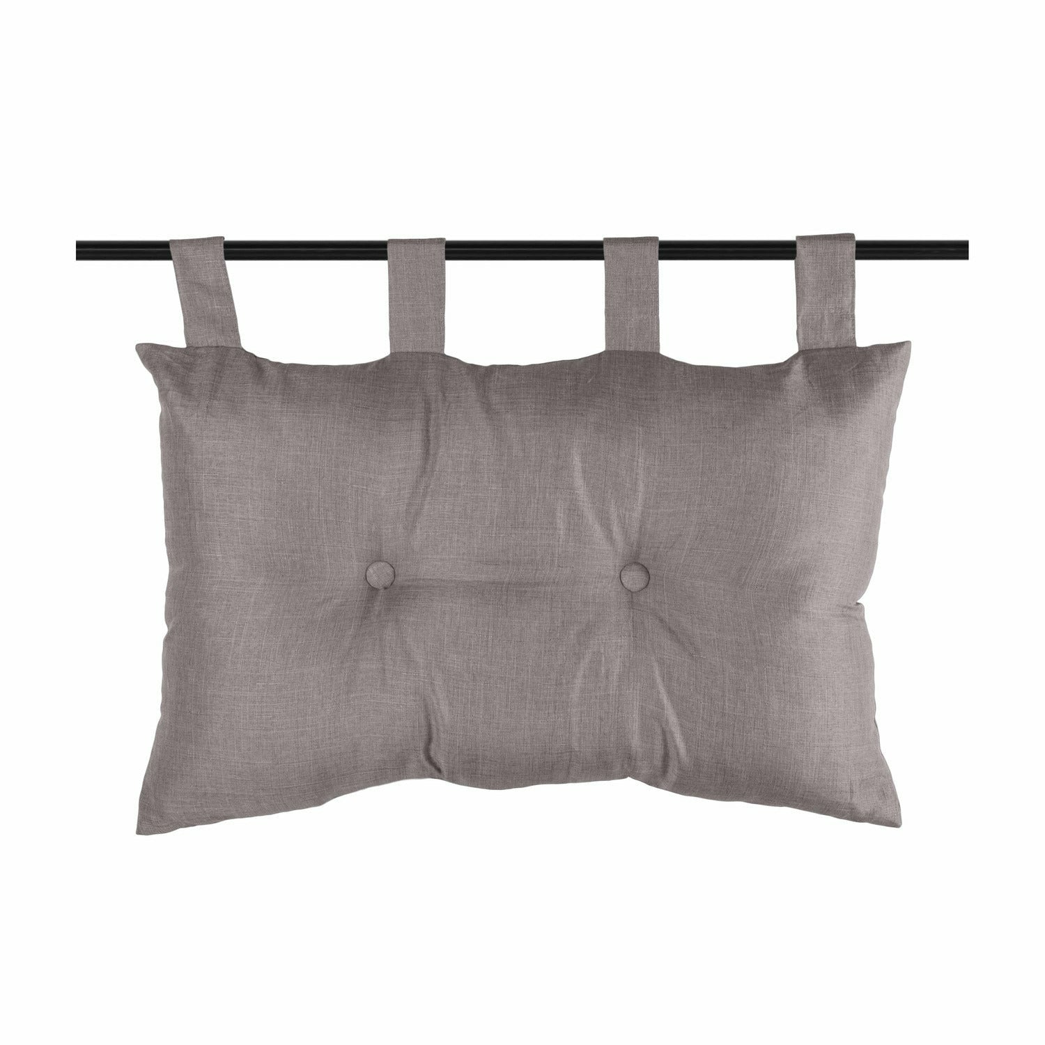 STOF - Cuscino da testata letto Bea tortora - 70x45 cm