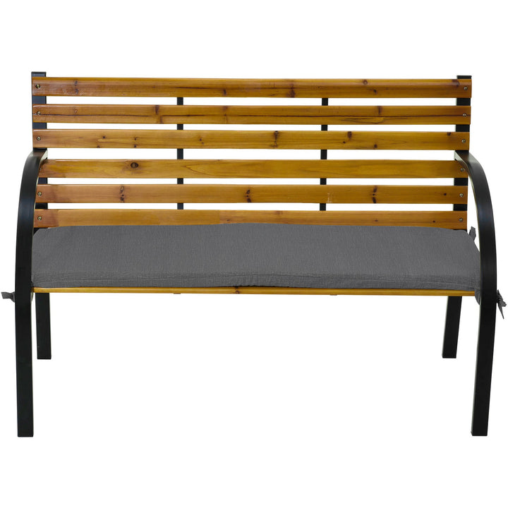 ETNA TESSILE - Cuscino per panca monoblocco tinta unita grigio - 120x40 cm