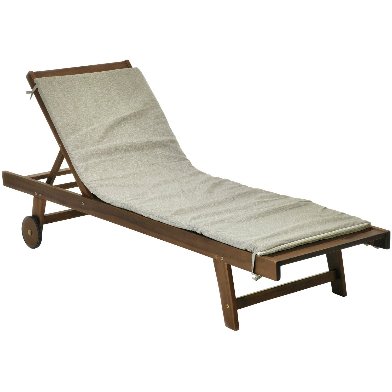 ETNA TESSILE - Cuscino Coprilettino Monoblocco Tinta Unita Sabbia 182x60 cm