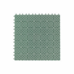ONEK - Piastrella in plastica riciclata per esterni Multiplate verde - 55,5 x 55,5cm