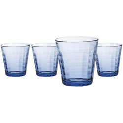 DURALEX - Bicchieri in vetro da tavola Prisme blu Navy 27,5 cl - set 4 pezzi