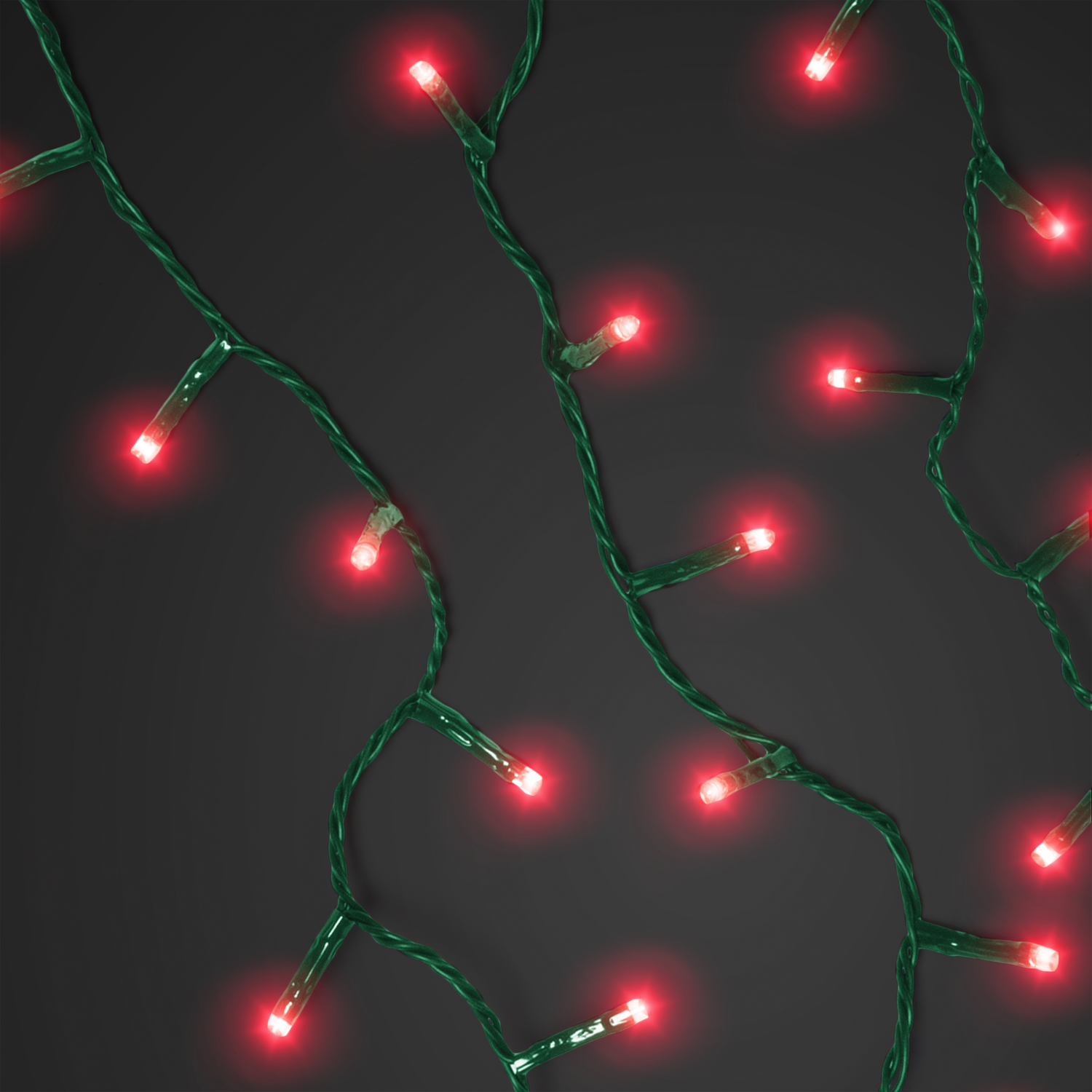 DICTROLUX - Catena Luminosa 500 LED Rosso 15 metri