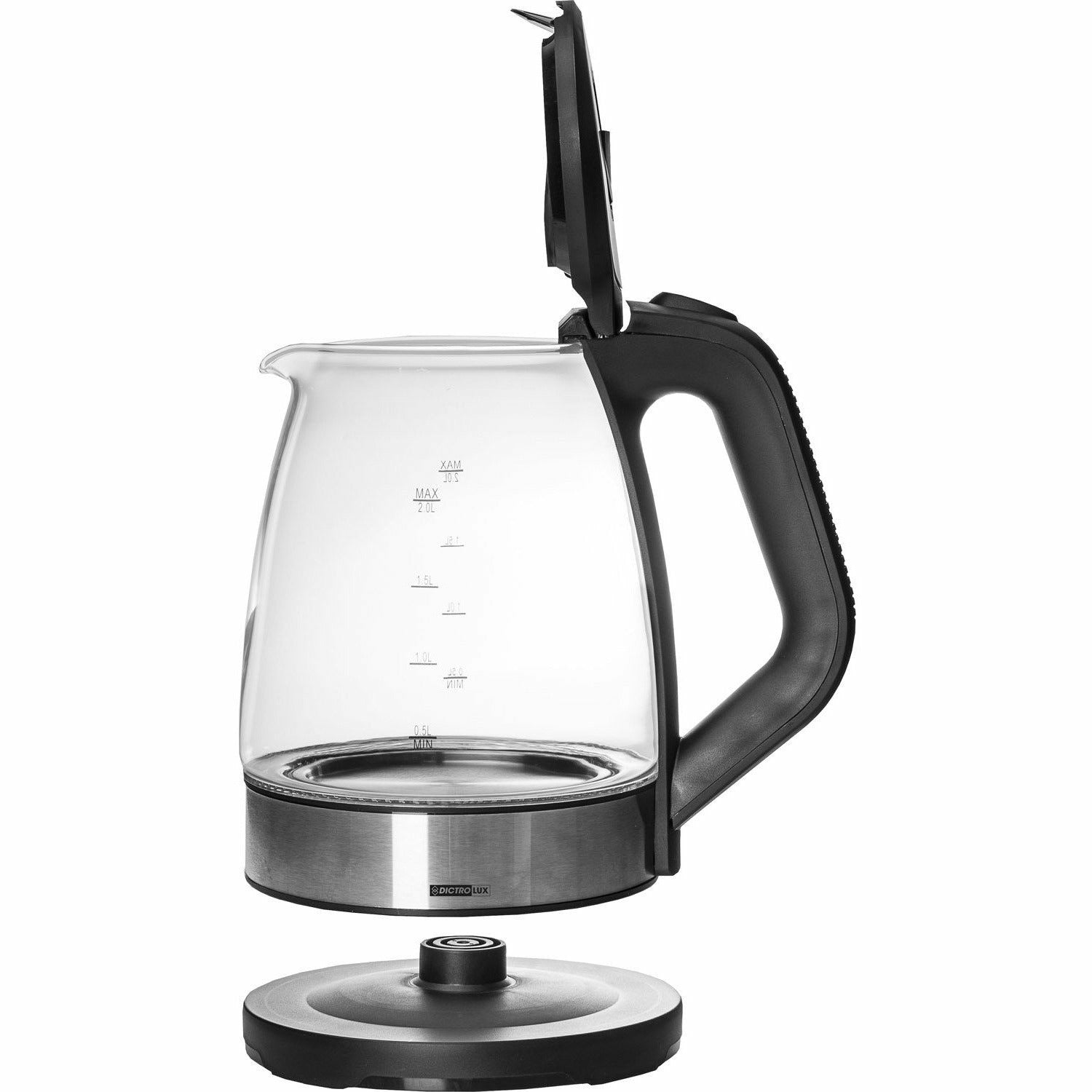 Bollitore 2 In 1 1800W Con Display LCD: Brocca Grande 2,5L E Teiera 1L Per Caffè/Tisane - 4