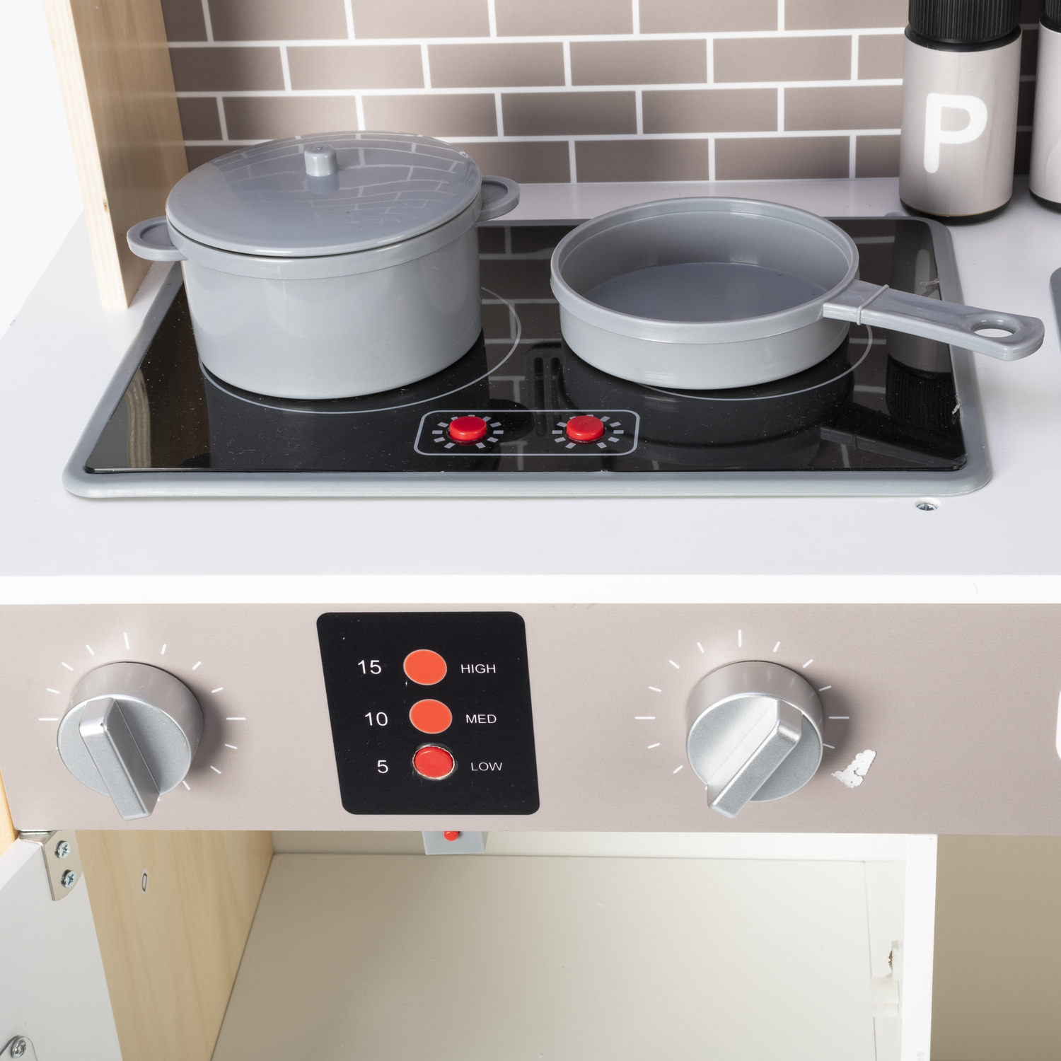 TU GIOCHI - Cucina in legno con luci e suoni reali - h110x62x30 cm