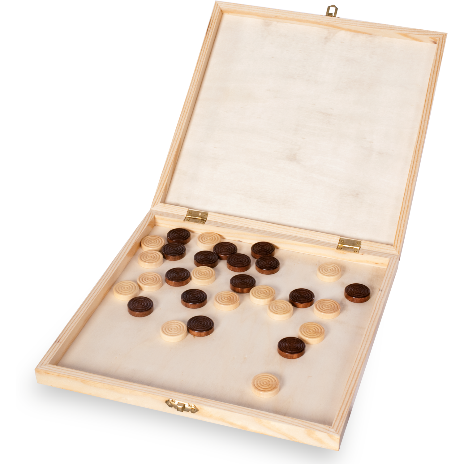 TU GIOCHI - Gioco da tavolo 2 in 1 in legno Dama & Tris