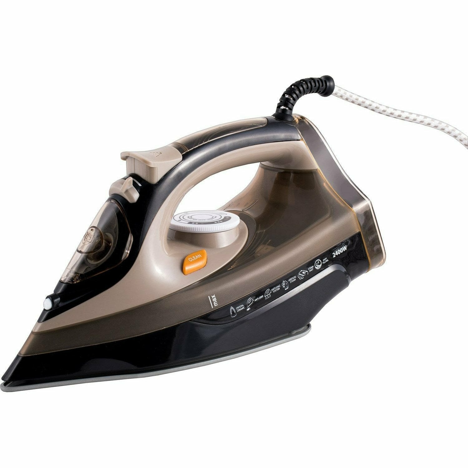 DICTROLUX - Ferro da stiro a vapore con piastra in ceramica CeramicTop 2400 Watt